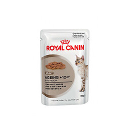 Bouchées pour chat AGEING12+ SAUCE 12x85g