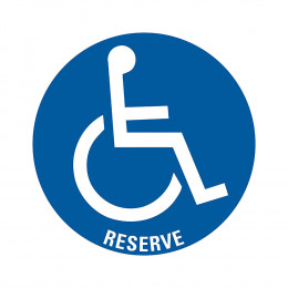 Panneau 30cm Accès handicapés