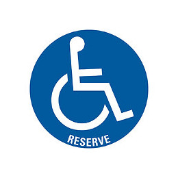 Panneau 30cm Accès handicapés