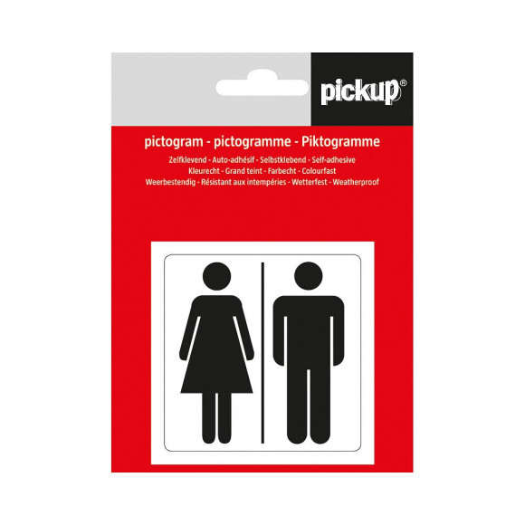 Picto 7.5x7.5cm Femme/Homme