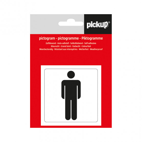 Picto 7.5x7.5cm Homme