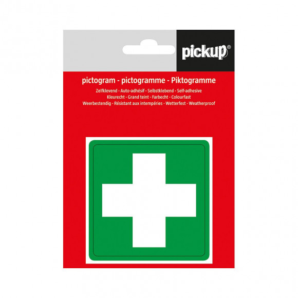 Picto 7.5x7.5cm Premiers secours