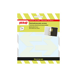 Forme photoluminescente flèches 65mm