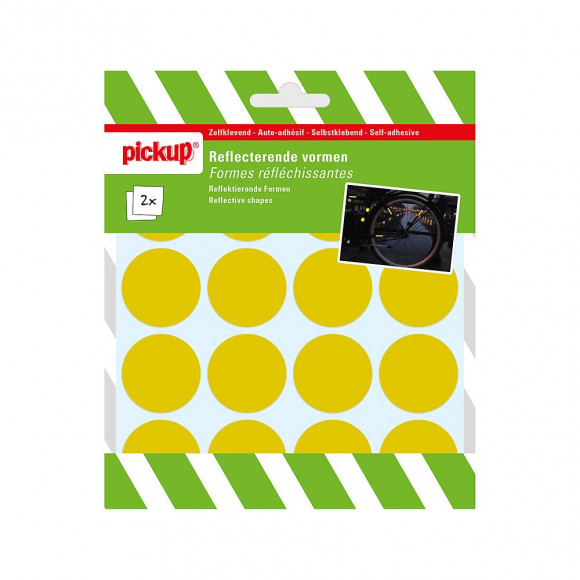 Forme réfléchissante jaune circle 35mm
