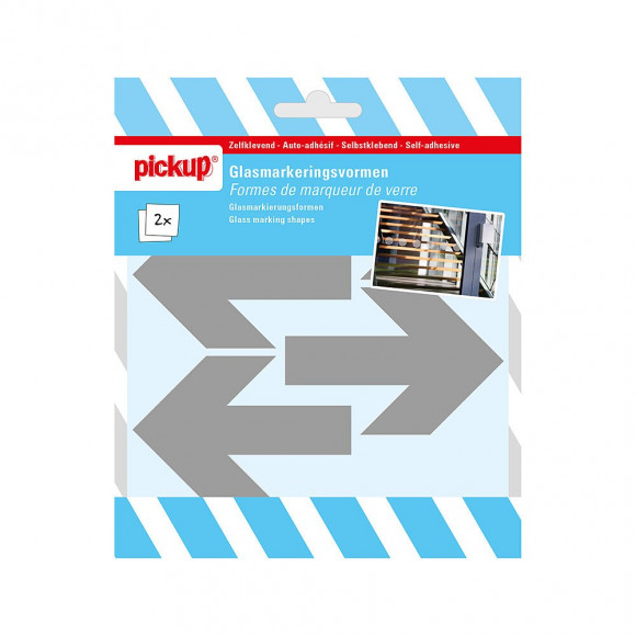 Forme de marqueur verre flèches 65mm