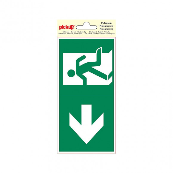 Picto 10x20cm Dir. Sortie gauche