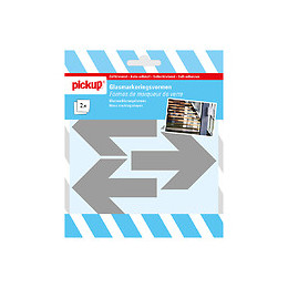 Forme de marqueur verre flèches 65mm