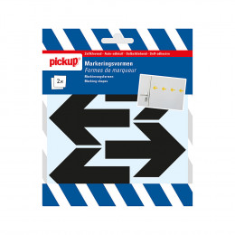 Forme de marqueur noir flèches