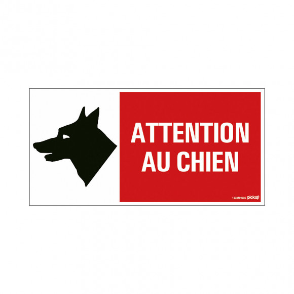 Panneau 30x15cm Attention au chien