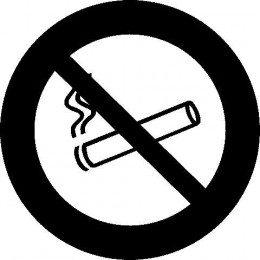 Panneau PVC : INTERDICTION DE FUMER