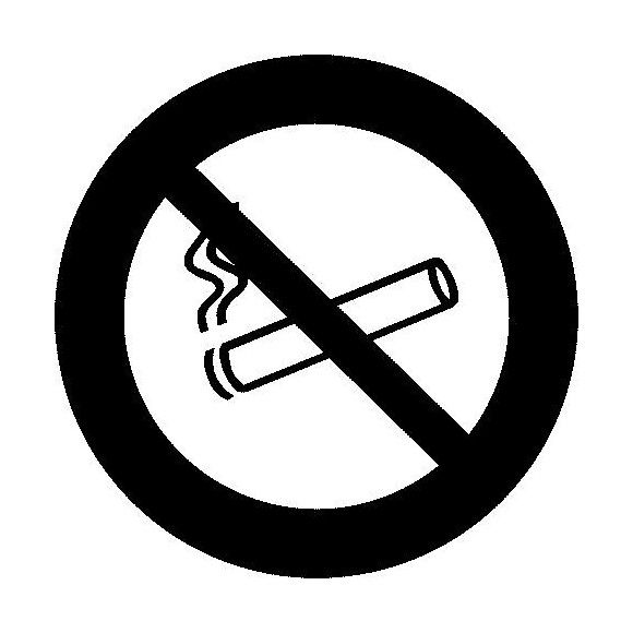 Panneau PVC : INTERDICTION DE FUMER