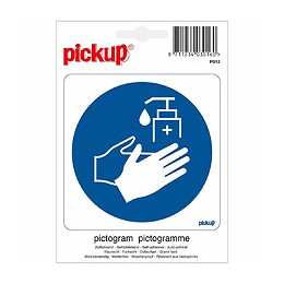 Adhésif 10x10cm désinfection des mains