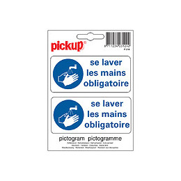 Adhésif 10x10cm 2x se laver mains