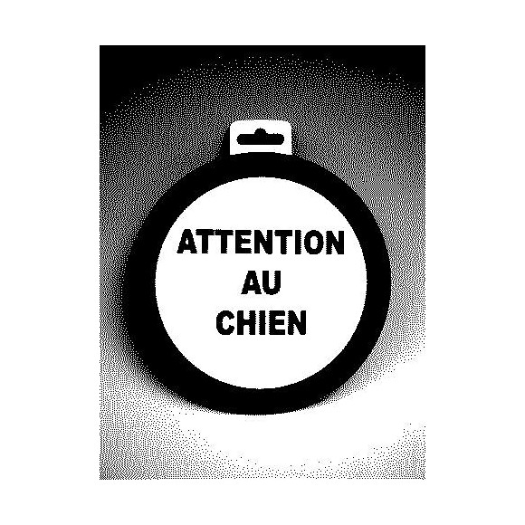 Panneau PVC : ATTENTION AU CHIEN
