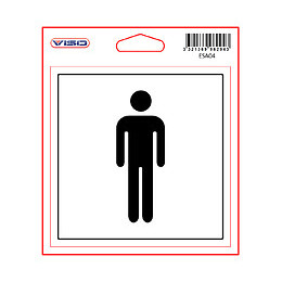 Sticker TOILETTE H 115x115 mm VISO