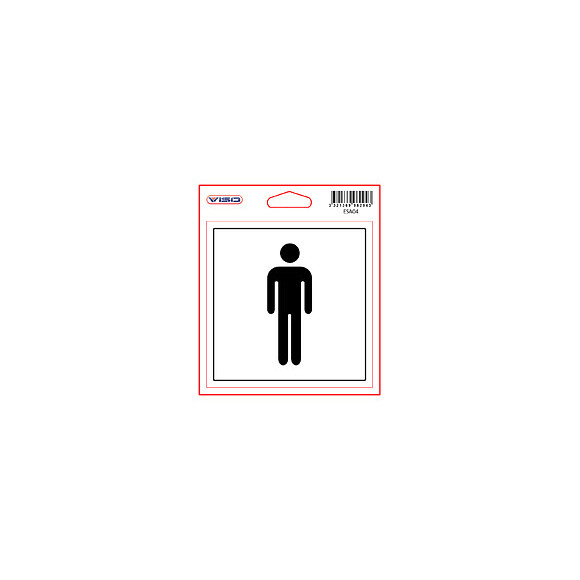 Sticker TOILETTE H 115x115 mm VISO