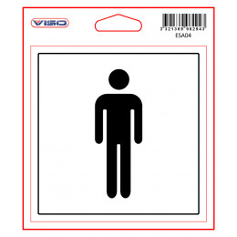 Sticker TOILETTE H 115x115 mm VISO