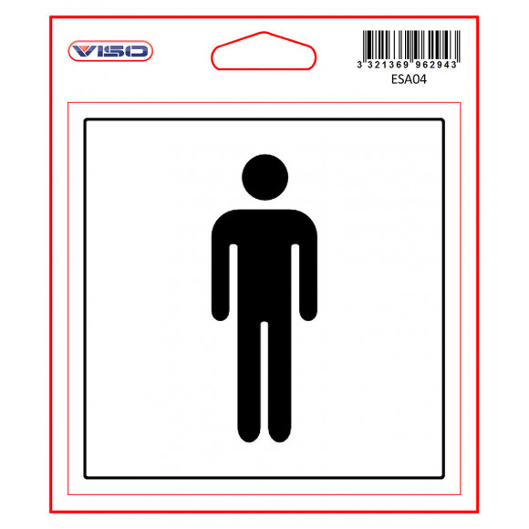 Sticker TOILETTE H 115x115 mm VISO