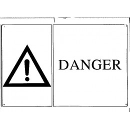 Panneau PVC : DANGER