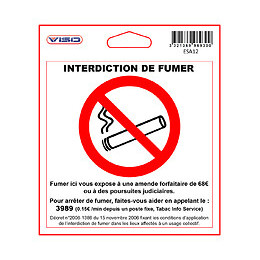 Sticker - INTERDIT DE FUMER