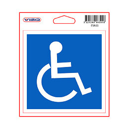 Sticker HANDICAPE 115x115 mm VISO