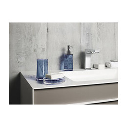 Distributeur de savon Sydney transparent bleu