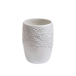 Verre à dents Cosy blanc mat