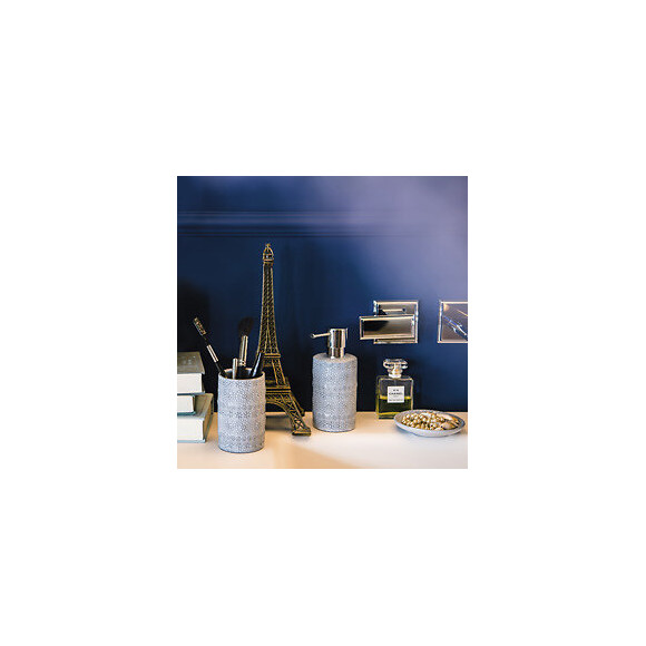 Verre Relief porcelaine gris