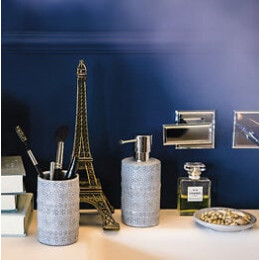 Distributeur de savon Relief gris