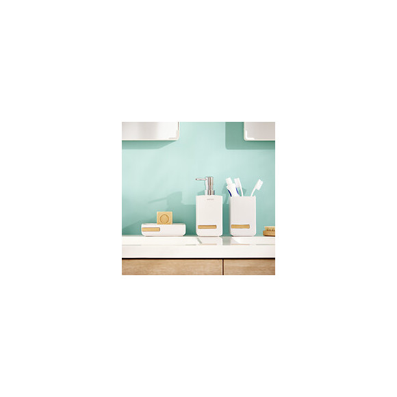 Verre à dents Oslo blanc