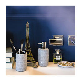 Distributeur de savon Relief gris