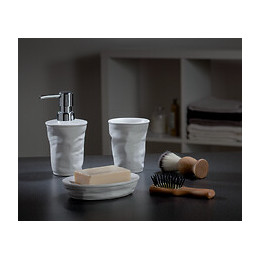 Porte-savon Crack blanc