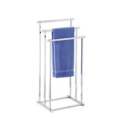 Porte-serviettes 3 barres quadro chrome
