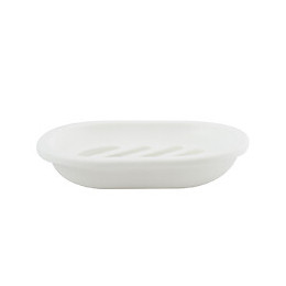 Porte-savon blanc, polypropylène