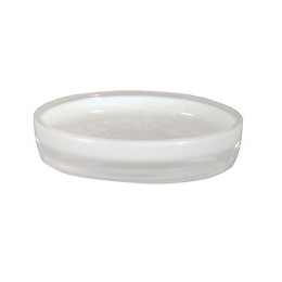 Porte-savon Tahiti blanc, acrylique