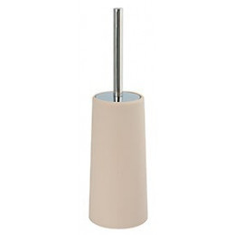 Brosse WC et support beige