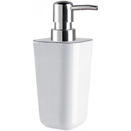 Distributeur de savon liquide Yin mélaminé blanc gris