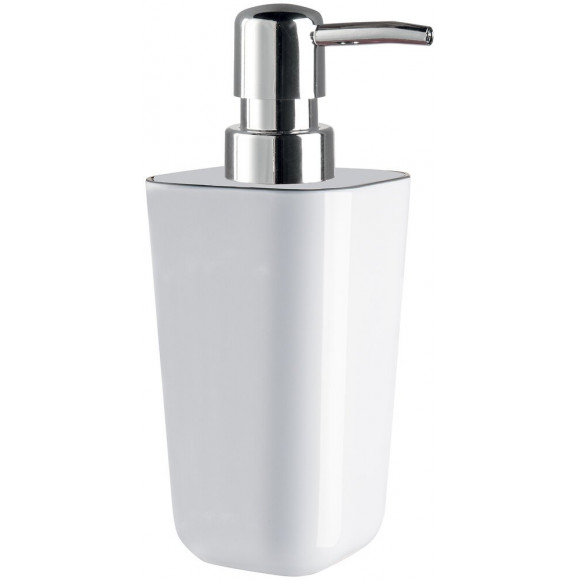 Distributeur de savon liquide Yin mélaminé blanc gris