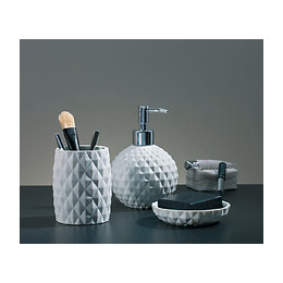 Porte-savon Alison blanc