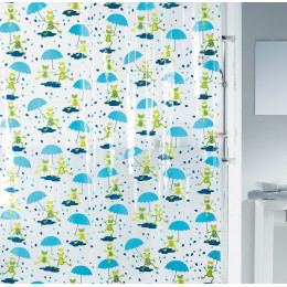 Rideau de douche SPIRELLA Pondy multicolore PEVA 180 cm x 200 cm