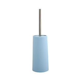 Brosse WC et support bleu clair