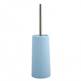 Brosse WC et support bleu clair