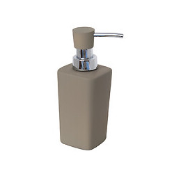 Distributeur de savon Haïti taupe 240ml, céramique