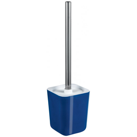 Pot à balai Yin mélamine bleu et blanc