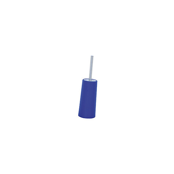 Brosse WC et support bleu foncé