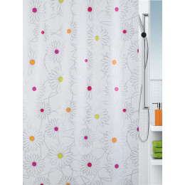 Rideau de douche SPIRELLA Bliss silver PEVA 180 cm x 200 cm
