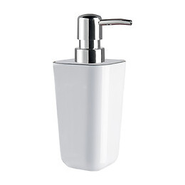 Distributeur de savon liquide Yin mélaminé blanc gris