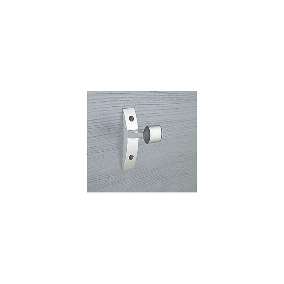 Patère GALEDO Design 1 tête aluminium brossé