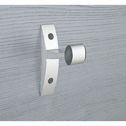 Patère GALEDO Design 1 tête aluminium brossé