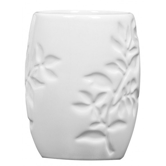 Gobelet Bouquet céramique blanc